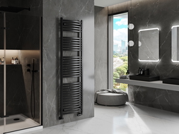 Mexen Helios vonios radiatorius 1800 x 500 mm, 844 W, juodas - W103-1800-500-00-70