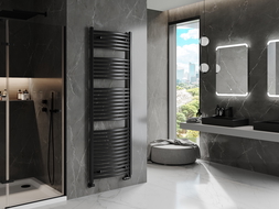 Mexen Helios vonios kambario radiatorius 1800 x 600 mm, 990 W, juodas - W103-1800-600-00-70