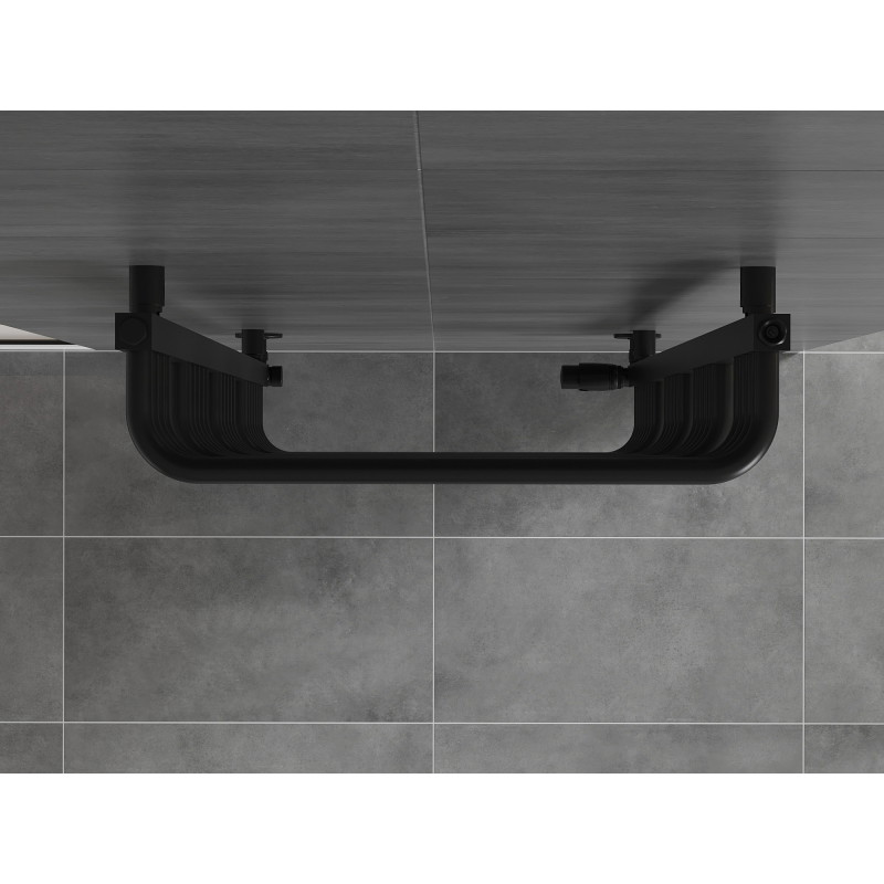 Mexen Apollo vonios kambario radiatorius 660 x 550 mm, 386 W, juodas - W117-0660-550-00-70