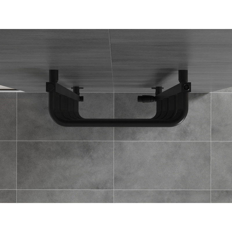 Mexen Apollo vonios radiatorių 860 x 450 mm, 424 W, juodas - W117-0860-450-00-70