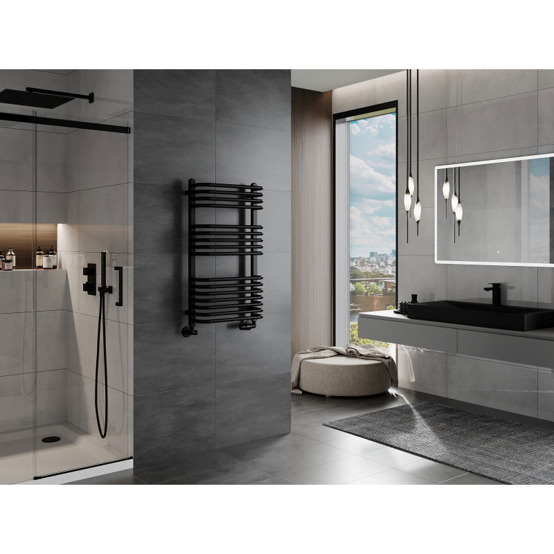 Mexen Apollo vonios radiatorių 860 x 450 mm, 424 W, juoda - W117-0860-450-00-70