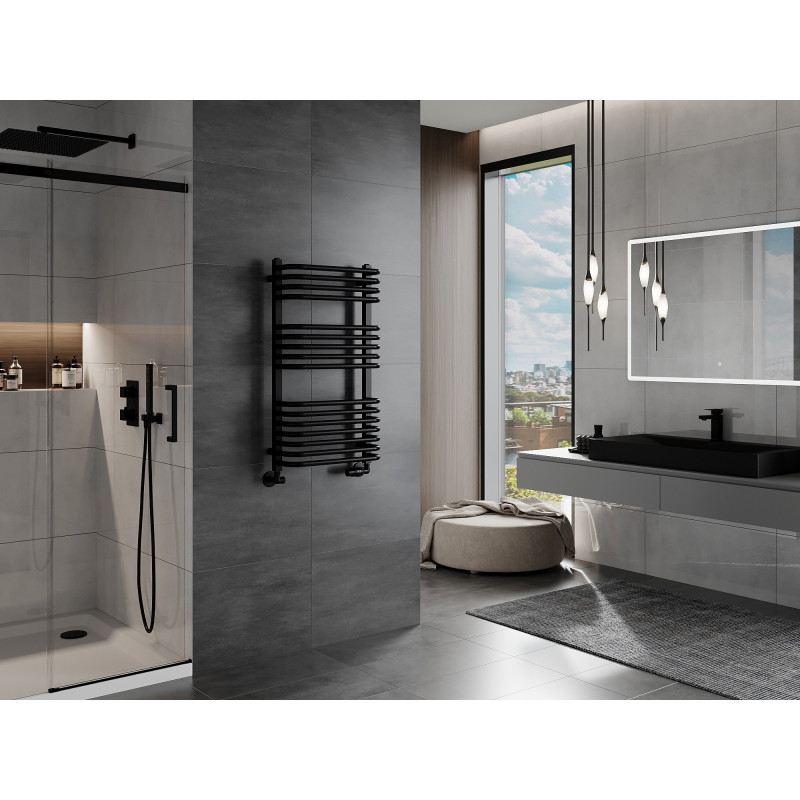 Mexen Apollo vonios radiatorių 860 x 450 mm, 424 W, juodas - W117-0860-450-00-70