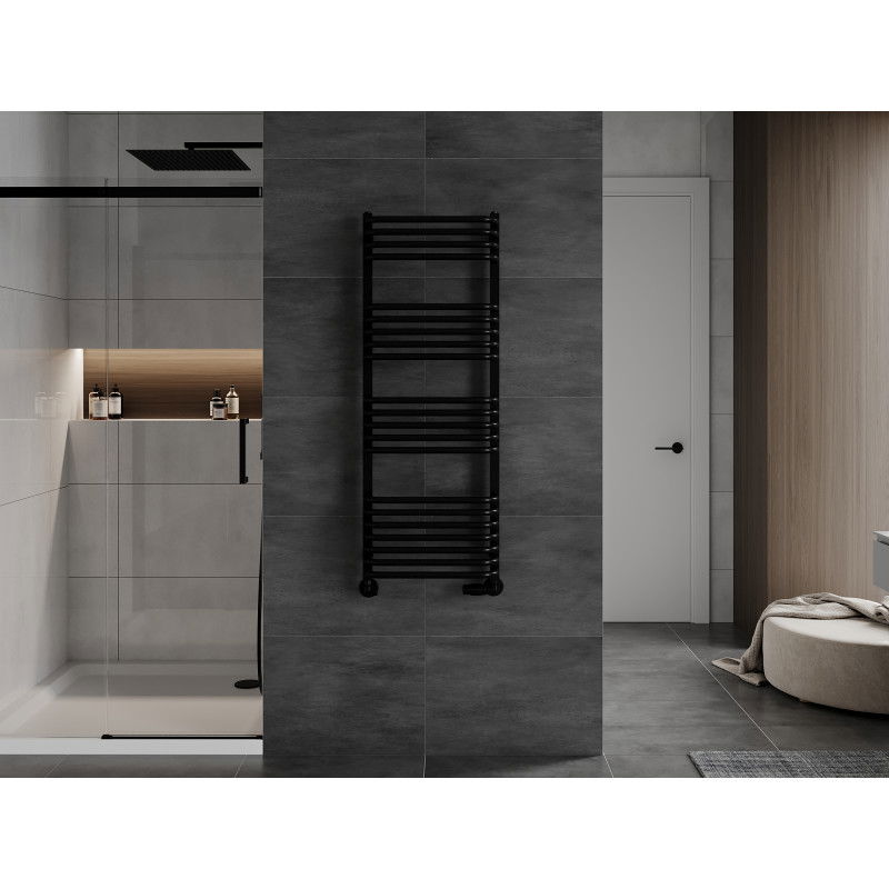 Mexen Apollo rankšluosčių džiovintuvas 1210 x 450 mm, 566 W, juodas - W117-1210-450-00-70