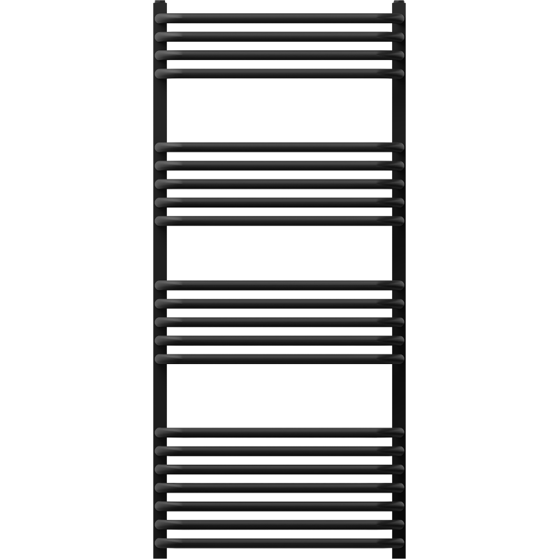 Mexen Apollo vonios kambario radiatorius 1210 x 550 mm, 641 W, juodas - W117-1210-550-00-70