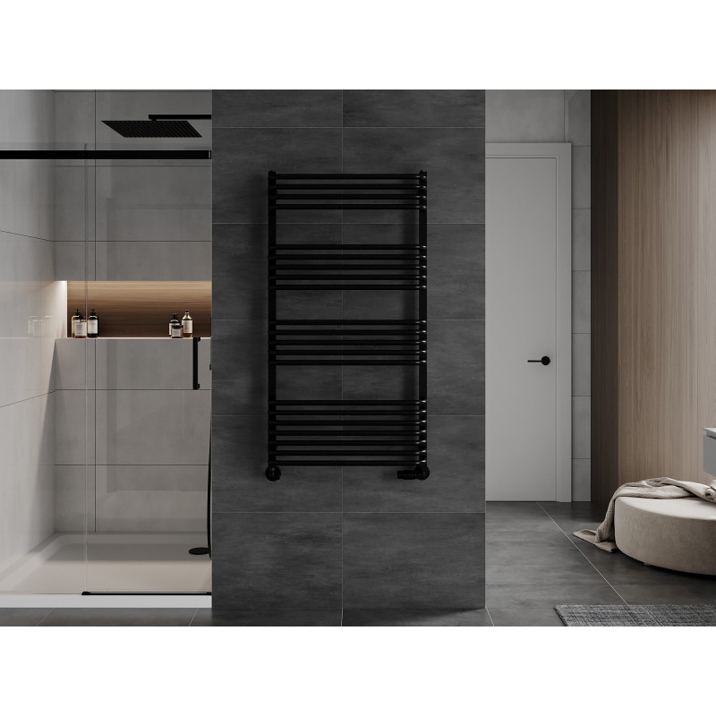 Mexen Apollo vonios kambario radiatorius 1210 x 650 mm, 713 W, juodas - W117-1210-650-00-70