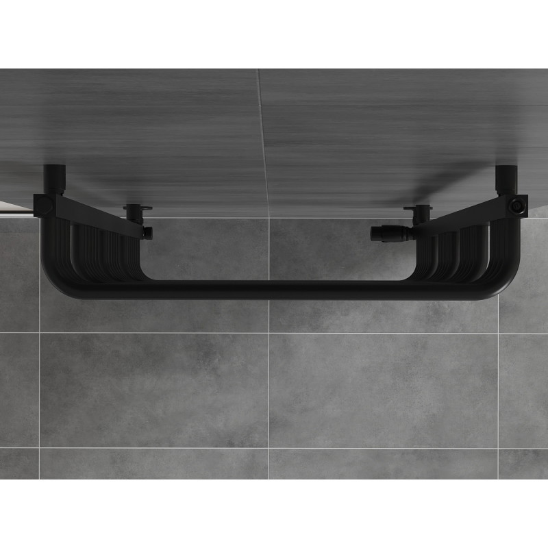 Mexen Apollo vonios kambario radiatorius 1210 x 650 mm, 713 W, juodas - W117-1210-650-00-70