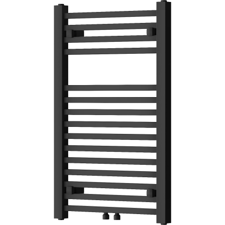 Mexen Pluton vonios kambario radiatorius 800 x 500 mm, 410 W, juodas - W106-0800-500-00-70