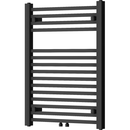 Mexen Pluton vonios rankšluosčių džiovintuvas 800 x 600 mm, 476 W, juodas - W106-0800-600-00-70