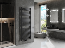 Mexen Pluton vonios kambario radiatorius 1700 x 600 mm, 991 W, juodas - W106-1700-600-00-70