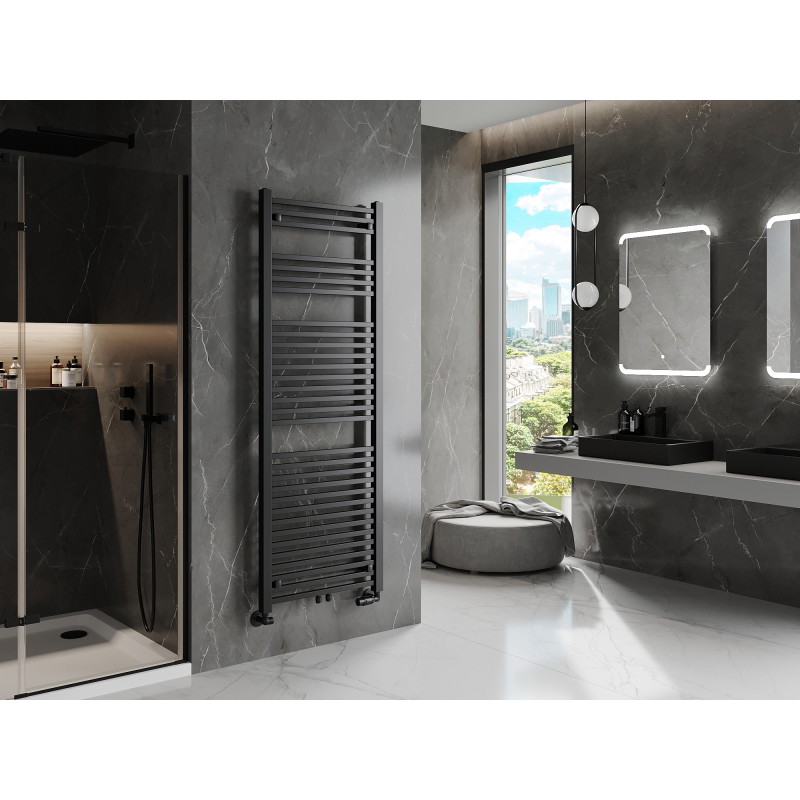 Mexen Pluton vonios kambario radiatorius 1700 x 600 mm, 991 W, juodas - W106-1700-600-00-70