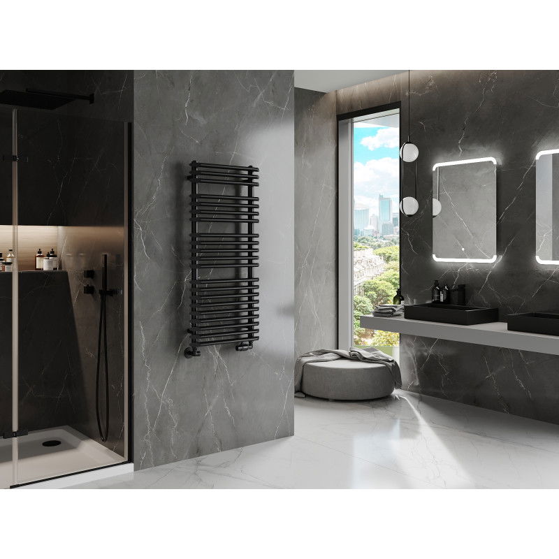 Mexen Akan vonios radiatorius 1080 x 500 mm, 784 W, juodas - W121-1080-500-00-70