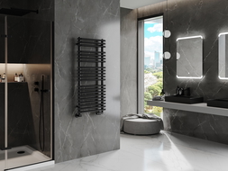 Mexen Akan vonios radiatorių 1080 x 500 mm, 784 W, juodas - W121-1080-500-00-70