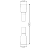 Mexen dušo žarna 125 cm, chromas - 79425-00