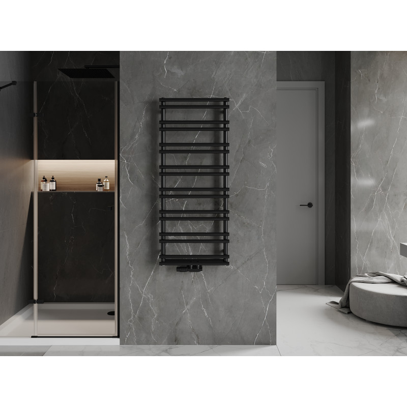 Mexen Saturn vonios radiatorių 1200 x 500 mm, 409 W, juodas - W108-1200-500-00-70