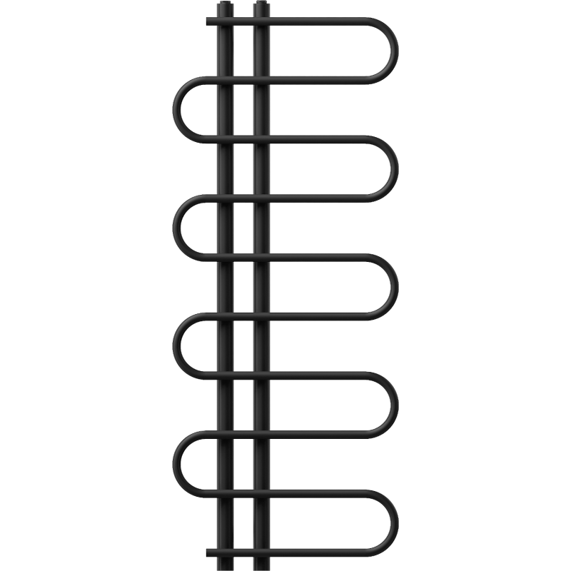Mexen Kiso dekoratyvinis vonios radiatorius 1250 x 500 mm, 256 W, juodas - W114-1250-500-00-70