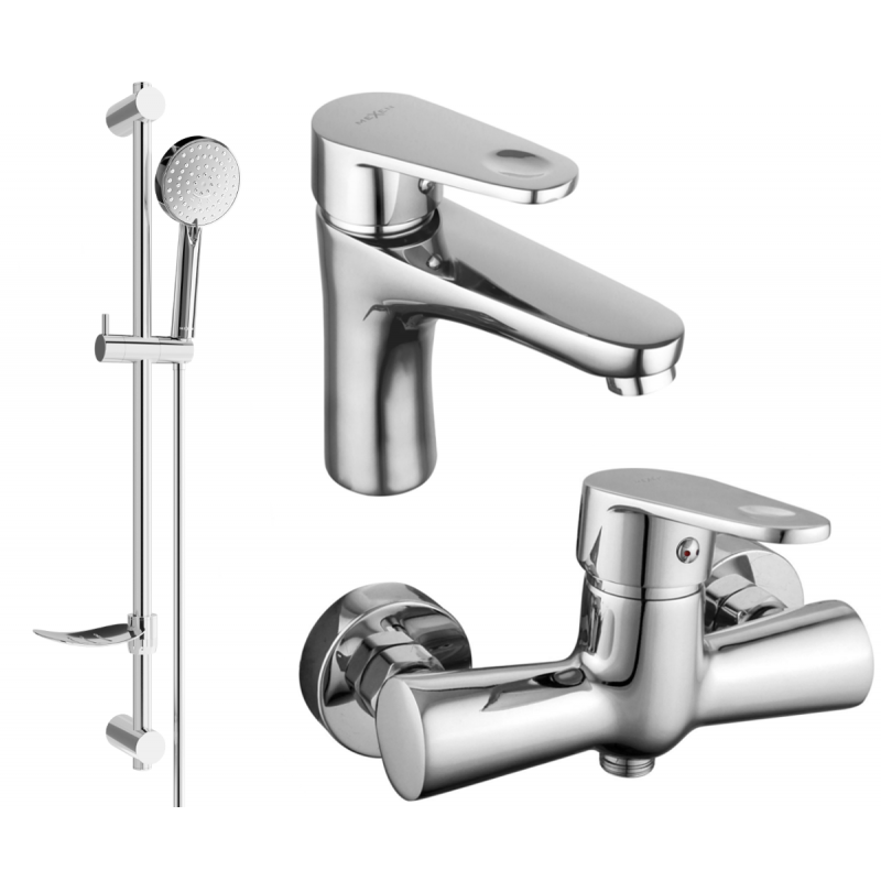 Mexen Kama DF75 dušo komplektas, chromas - 72504DF75-00