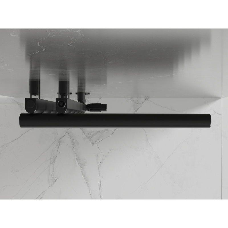 Mexen Jukon dekoratyvinis vonios radiatorius 988 x 500 mm, 461 W, juodas - W116-0988-500-00-70