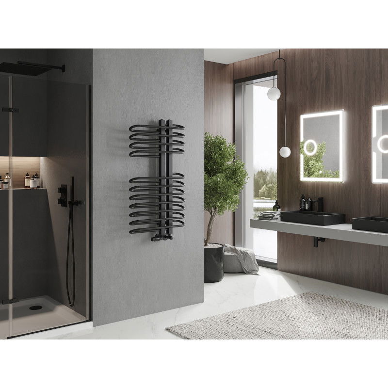 Mexen Ops vonios radiatorių 1000 x 550 mm, 517 W, juodas - W122-1000-550-00-70