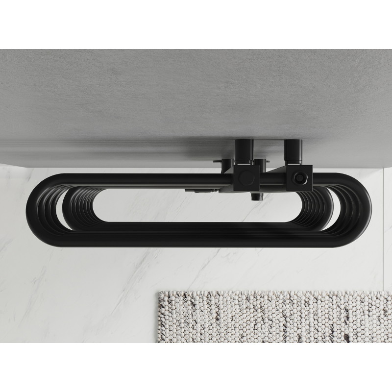 Mexen Ops vonios radiatorių 1300 x 550 mm, 694 W, juodas - W122-1300-550-00-70