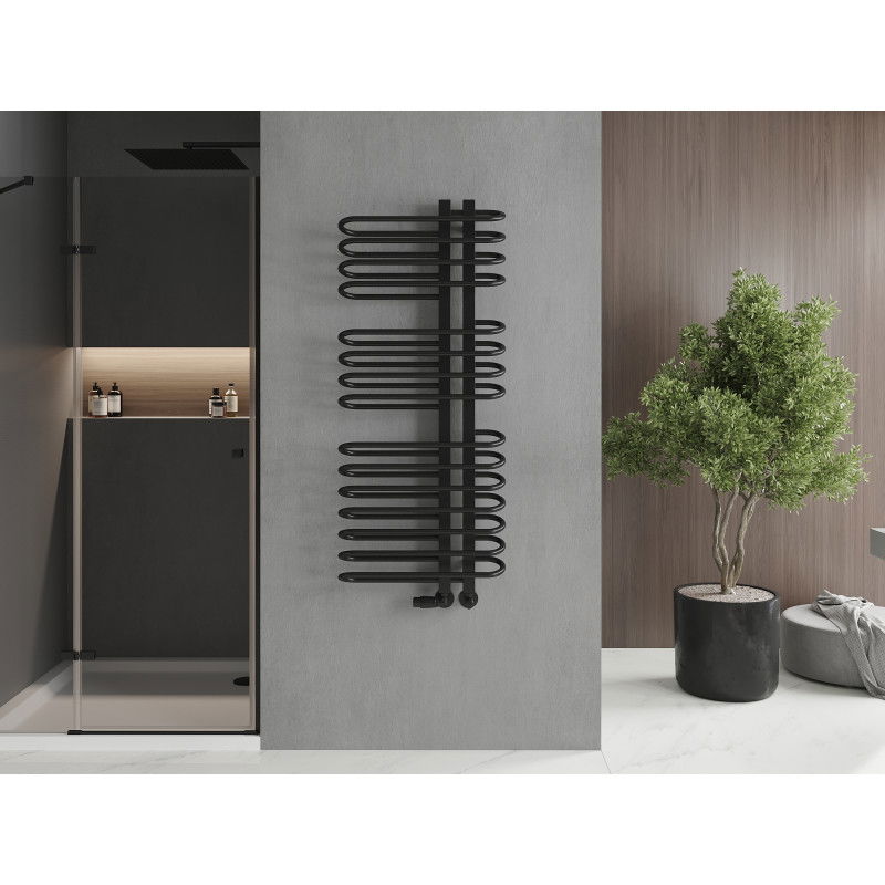 Mexen Ops vonios radiatorius 1300 x 550 mm, 694 W, juodas - W122-1300-550-00-70