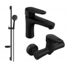 Mexen Kama DS75 dušo komplektas, juodas - 72504DS75-70
