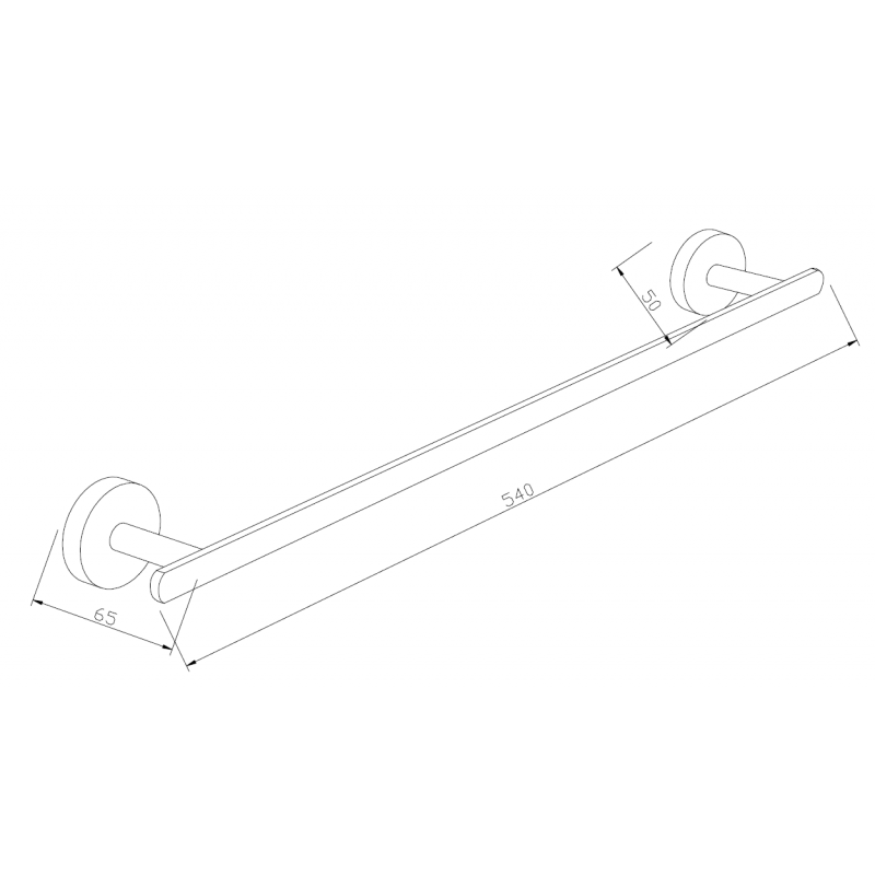 Mexen Loft rankšluosčių kabykla, chromas - 7012624-00