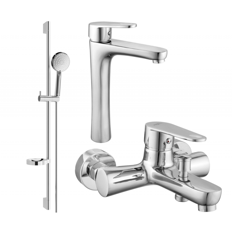 Mexen Kama DS75 vonios komplektas, Chromo - 72513DS75-00