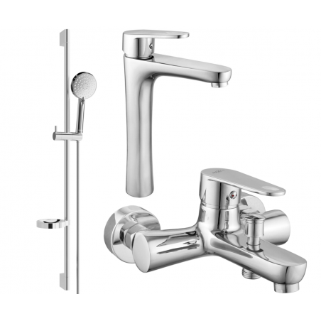 Mexen Kama DS75 vonios komplektas, chromas - 72513DS75-00