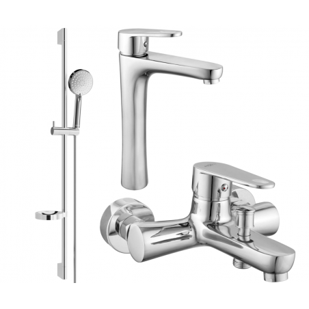 Mexen Kama DS75 vonios komplektas, Chromo - 72513DS75-00