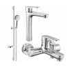 Mexen Kama DS75 vonios komplektas, chromas - 72513DS75-00