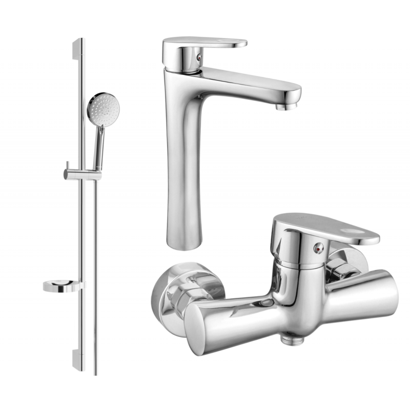 Mexen Kama DS75 dušo komplektas, chromas - 72514DS75-00