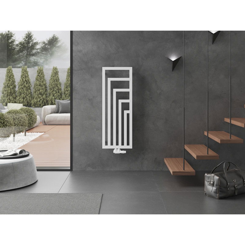 Mexen Alaska dekoratyvinis radiatorius 1216 x 440 mm, 542 W, baltas - W205-1216-440-00-20