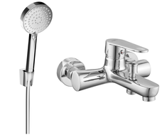 Mexen Kama R75 vonios baterija su dušo komplektu, chromas - 7253R75-00