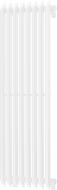 Mexen Atlanta dekoratyvinis radiatorius 1200 x 405 mm, 646 W, Balta - W211-1200-405-00-20