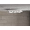 Mexen Atlanta dekoratyvinis radiatorius 1200 x 405 mm, 646 W, Balta - W211-1200-405-00-20