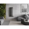 Mexen Atlanta dekoratyvinis radiatorius 1200 x 405 mm, 646 W, juodas - W211-1200-405-00-70