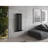 Mexen Atlanta dekoratyvinis radiatorius 1200 x 405 mm, 646 W, juodas - W211-1200-405-00-70
