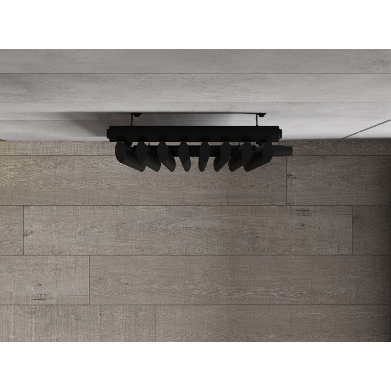 Mexen Atlanta dekoratyvinis radiatorius 1200 x 405 mm, 646 W, Juoda - W211-1200-405-00-70