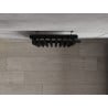 Mexen Atlanta dekoratyvinis radiatorius 1200 x 405 mm, 646 W, juodas - W211-1200-405-00-70