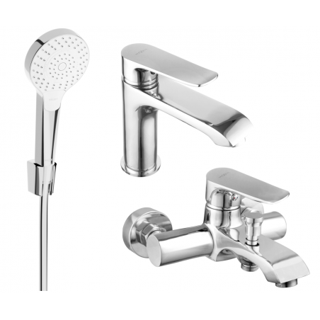 Mexen Pecos R05 vonios rinkinys, chromas - 72703R05-00