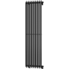 Mexen Atlanta dekoratyvinis radiatorius 1500 x 460 mm, 894 W, juodas - W211-1500-460-00-70