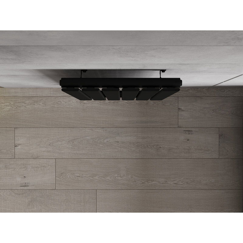 Mexen Boston dekoratyvinis radiatorius 1200 x 452 mm, 611 W, juodas - W213-1200-452-00-70