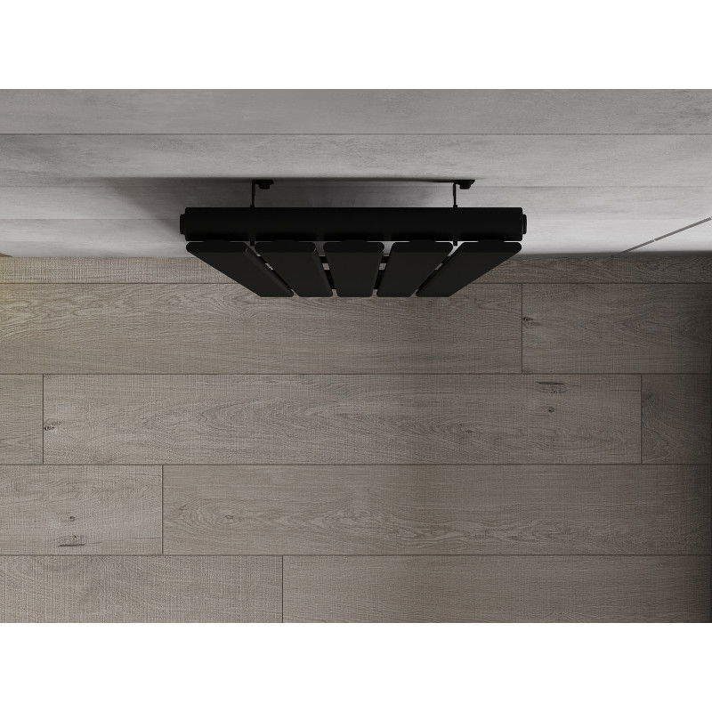 Mexen Boston dekoratyvinis radiatorius 1800 x 376 mm, 740 W, juodas - W213-1800-376-01-70