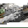 Mexen Cesar 1-komorinis granitinis plautuvas su nutekėjimu ir virtuviniu maišytuvu Aster, juodas/sidabro metalo - 6514-73-73450?