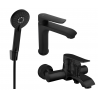 Mexen Pecos R40 vonios komplektas, juodas - 72703R40-70