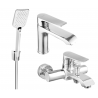 Mexen Pecos R62 vonios komplektas, chromas - 72703R62-00