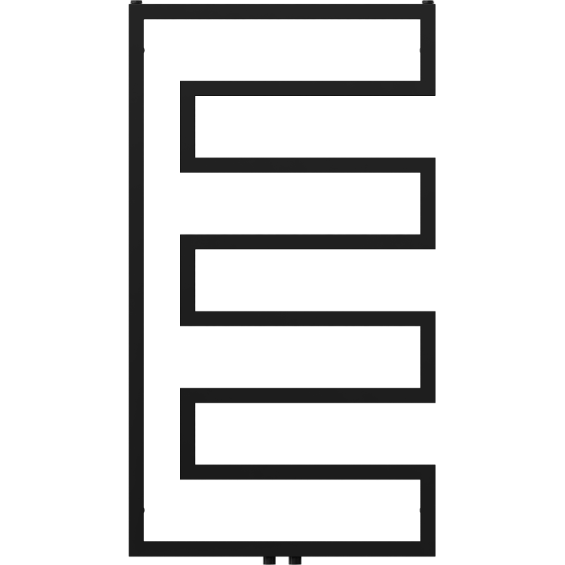 Mexen Floryda dekoratyvinis radiatorius 1080 x 600 mm, 358 W, juodas - W206-1080-600-00-70