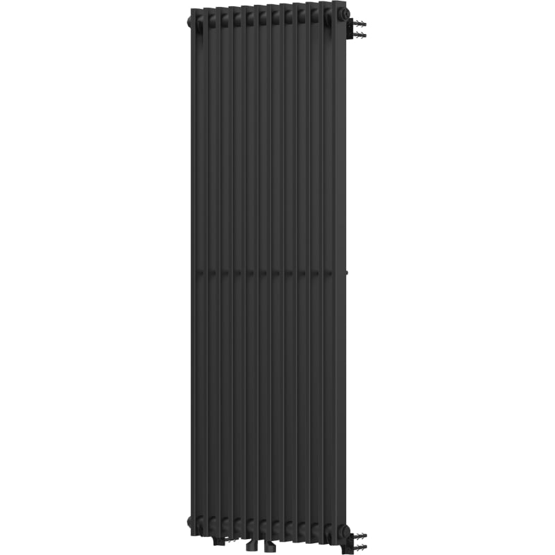 Mexen Kansas dekoratyvus radiatoriaus 1200 x 420 mm, 842 W, juodas - W204-1200-420-00-70