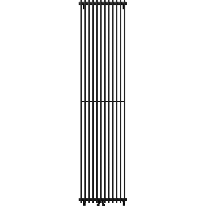 Mexen Kansas dekoratyvinis radiatorius 1800 x 420 mm, 1242 W, juodas - W204-1800-420-00-70