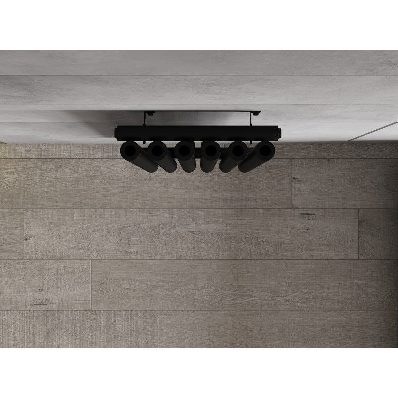 Mexen Nevada dekoratyvinis radiatorius 1200 x 360 mm, 483 W, juodas - W201-1200-360-00-70